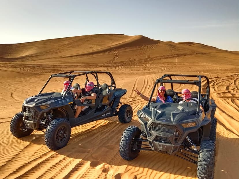 VIP DESERT SAFARI + 4 SEATER BUGGY TOUR